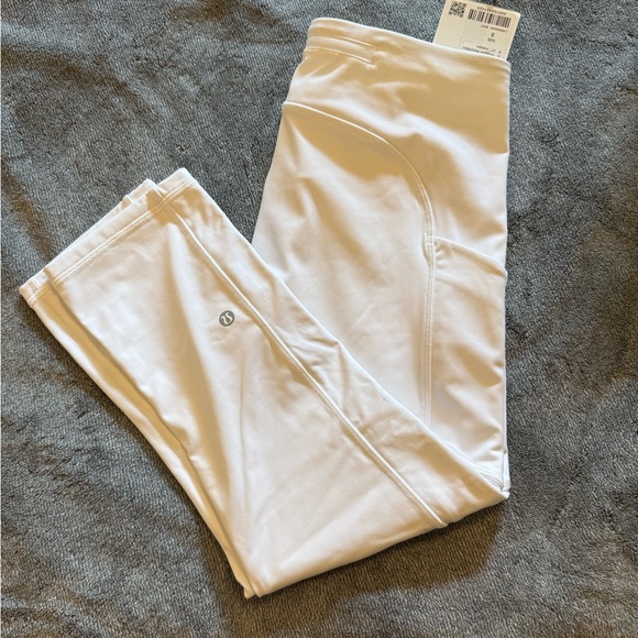 lululemon athletica Pants - lululemon athletica White Leggings Full-Length Athletic